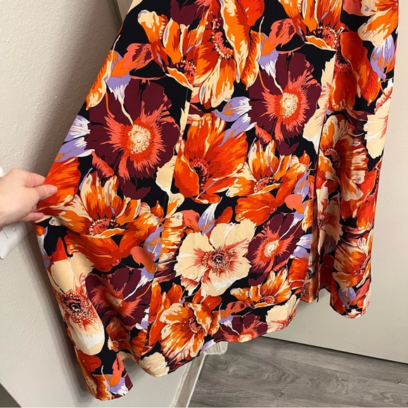 Lulu’s Boldest Blooms Strappy Floral Midi Dress Small - Picture 5 of 10